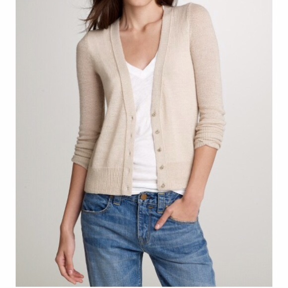 j crew alpaca cardigan